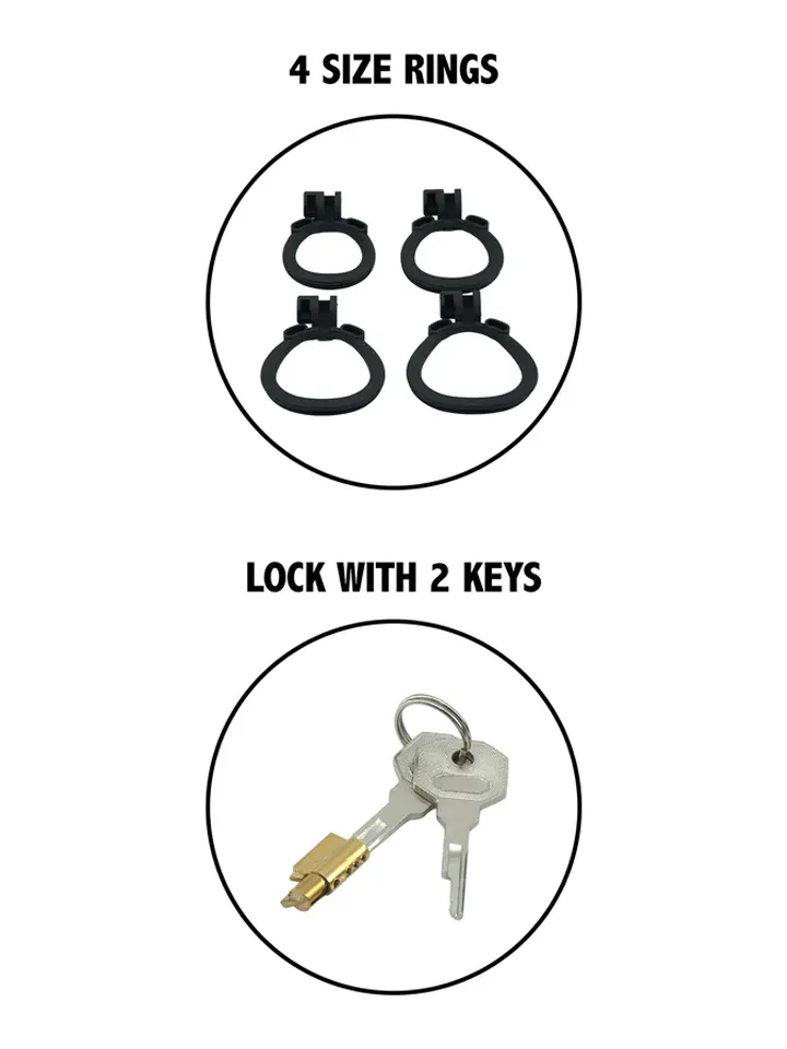 Penis Prison Cock Cage Regular - Skaistybės narvas 4 [full]