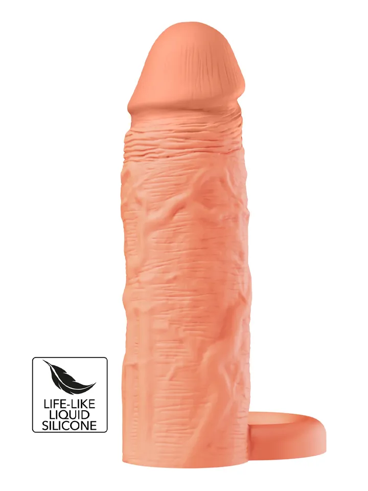 Penis Sleeve Liquid Silicone Ring 15 cm - Varpos ilgintuvas/varpos rankovė 1 [full]