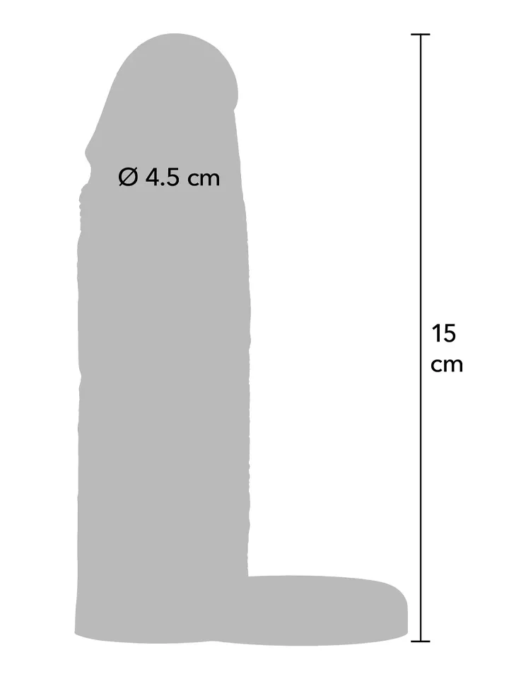 Penis Sleeve Liquid Silicone Ring 15 cm - Varpos ilgintuvas/varpos rankovė 2 [full]