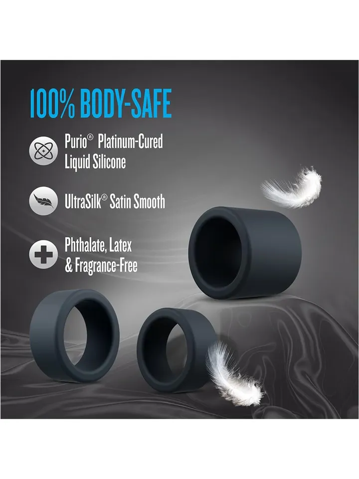 Performance Plus Accelerate Cockring Set - Gaidžio žiedo rinkinys 4 [full]