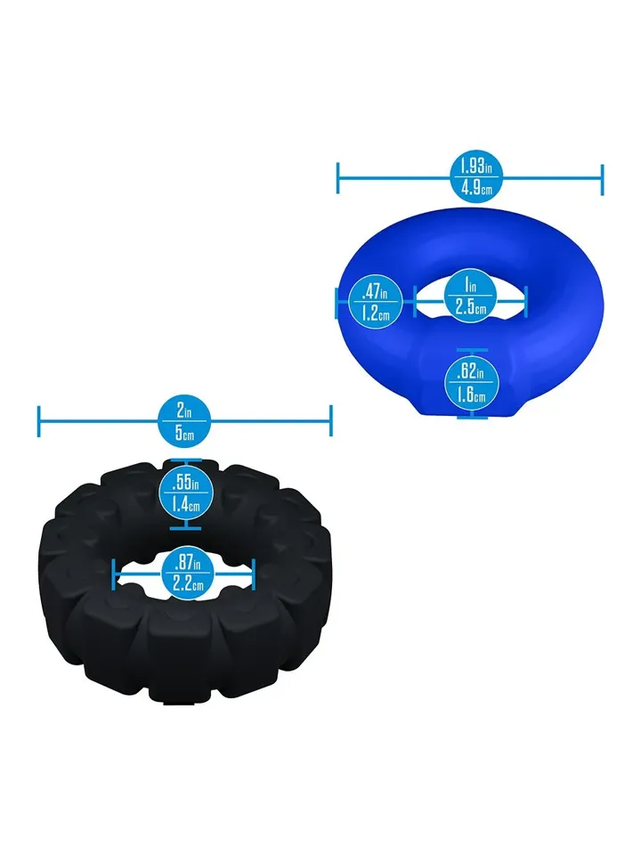 Performance Plus Engage Cockring Set - Gaidžio žiedo rinkinys 5 [full]