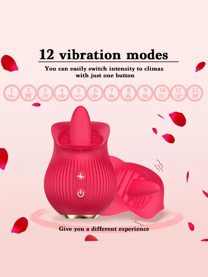 Petal Bliss Tongue-Licking Vibrator - Klitorinis vibratorius 2 [full]