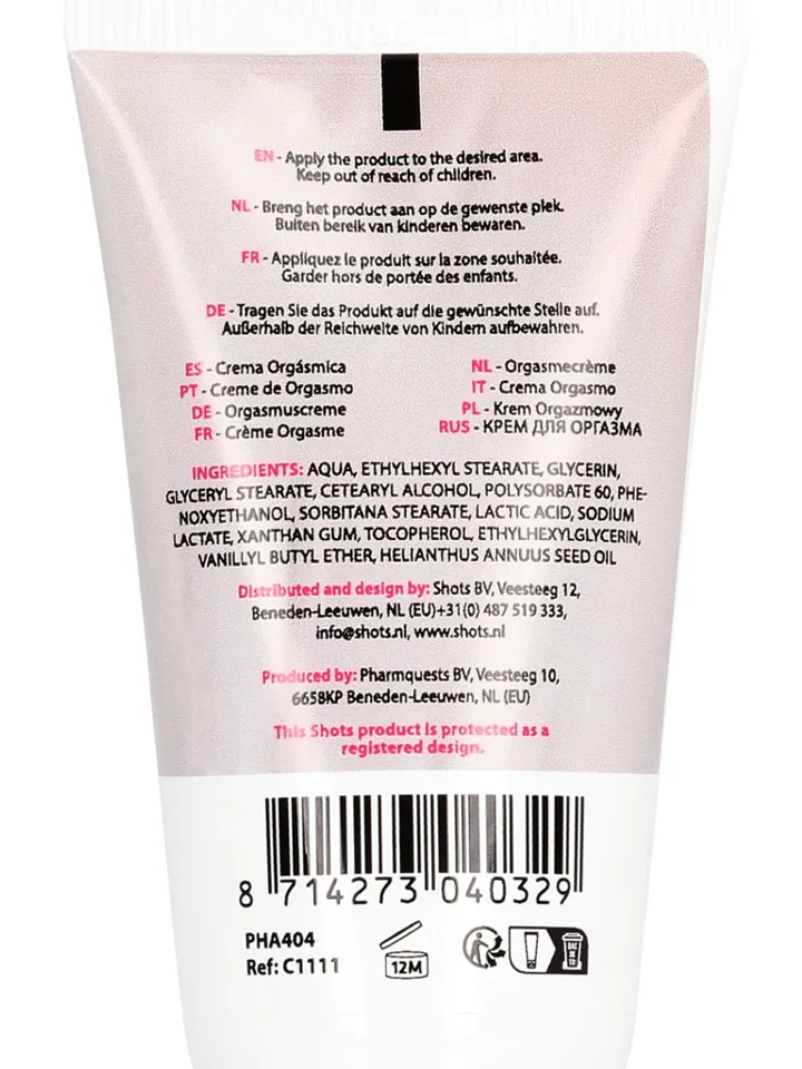 Pharmquests Orgasm Cream 50 ml - Stimuliuojantis gelis 2 [full]