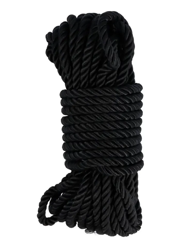 Pick & Love BDSM Rope Black 10 m - Bondage juosta 1 [full]