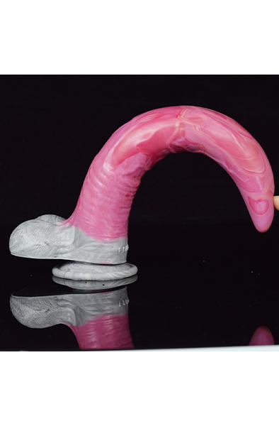 Pink Alien Gory Fantasy Dildo 26,5 cm - Dragon dildo 4