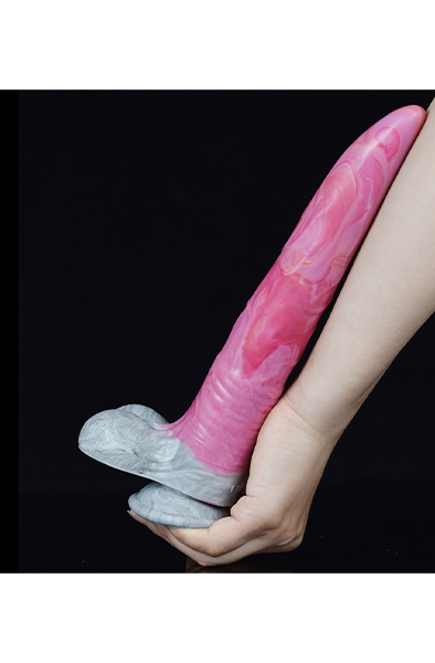 Pink Alien Gory Fantasy Dildo 26,5 cm - Dragon dildo 6