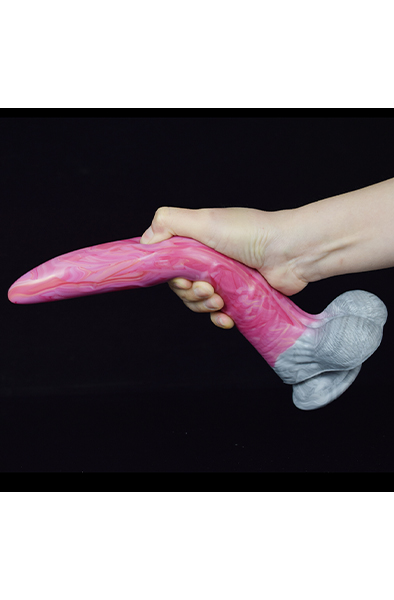 Pink Alien Gory Fantasy Dildo 26,5 cm - Dragon dildo 7