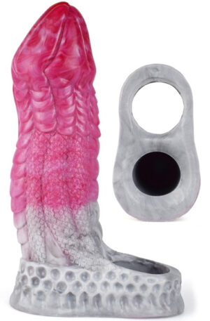 Pink Alien Monster Extend Penis Sleeve - Varpos ilgintuvas/varpos rankovė 1
