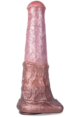 Pink Alien Strong Bello Metallic Dildo 30,5 cm - Dragon dildo 1