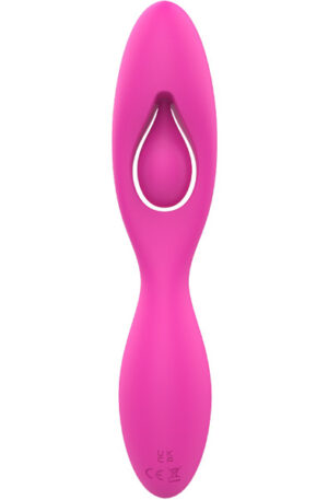 Pink Bendable G-Spot & Clitoris Vibrator - G taško vibratorius 1