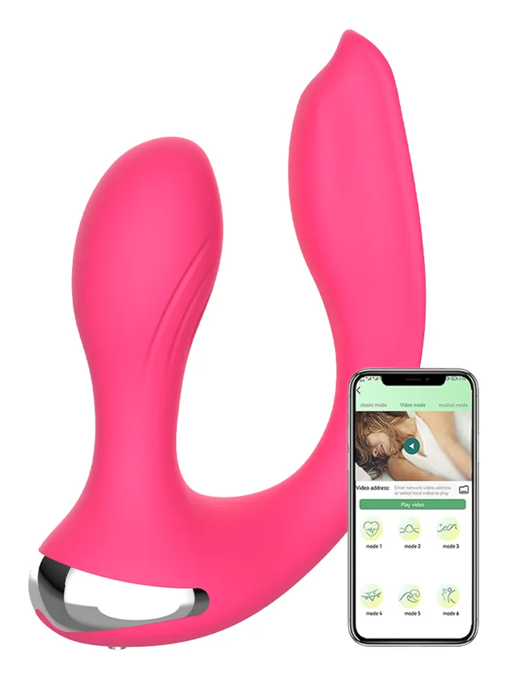 Pink Wearable Vibrator With App - Su programėle valdomas vibratorius 1 [full]