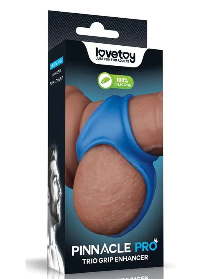 Pinnacle Pro Trio Grip Enhancer Penis Ring - Varpos ir kapšelio žiedai 1 [full]
