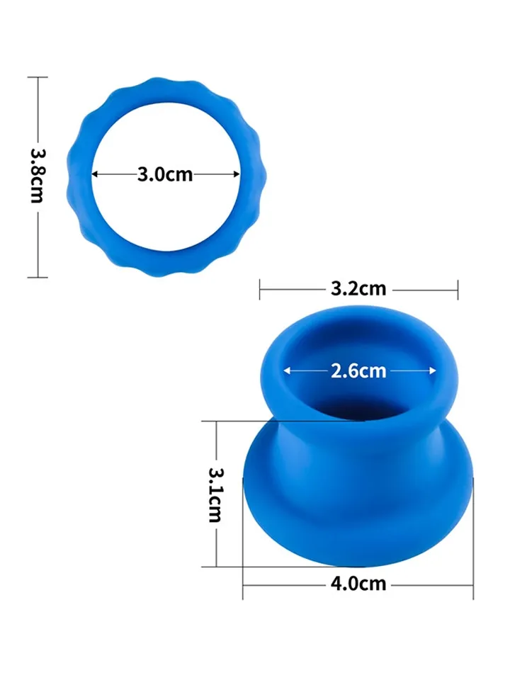 Pinnacle Pro Twin Flex Stretcher Double Penis Ring - Varpos ir kapšelio žiedai 2 [full]