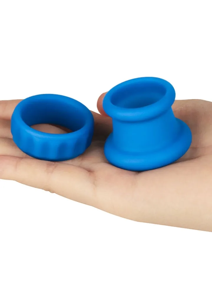 Pinnacle Pro Twin Flex Stretcher Double Penis Ring - Varpos ir kapšelio žiedai 3 [full]