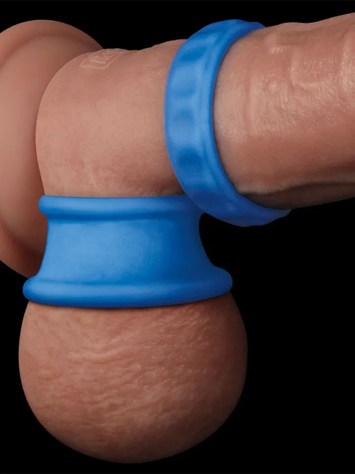 Pinnacle Pro Twin Flex Stretcher Double Penis Ring - Varpos ir kapšelio žiedai 4 [full]