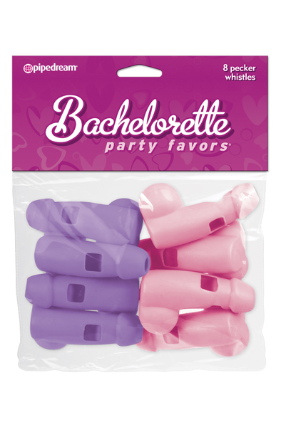 Pipedream Bachelorette Pecker Whistles Pink & Purple - Svilpukas 2