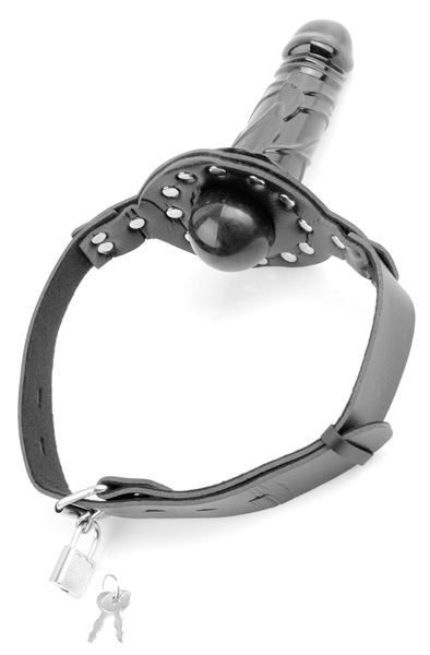 Pipedream Deluxe Ball Gag with Dildo - Gag kamuolys su dildo 2