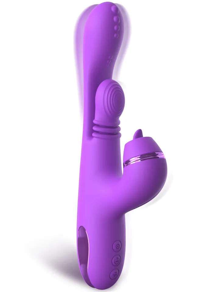Pipedream Fantasy For Her Intimotion Pulse Pro - Triušio vibratorius su besisukančiu liežuviu 3