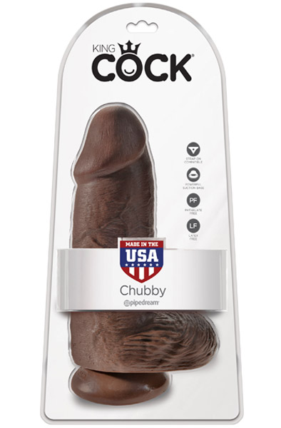 Pipedream King Cock Chubby Brown 23 cm - Xl dildo 6