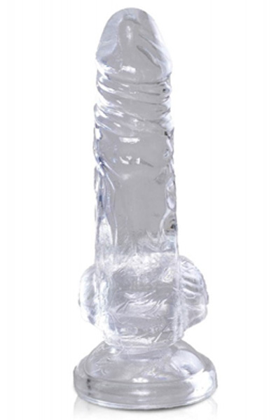 Pipedream King Cock Clear 10 cm - Mažas dildo 2