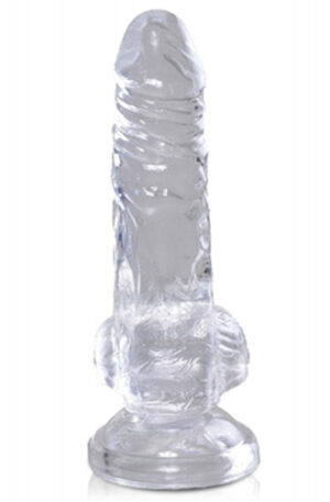 Pipedream King Cock Clear 10cm - Mažas dildo 1