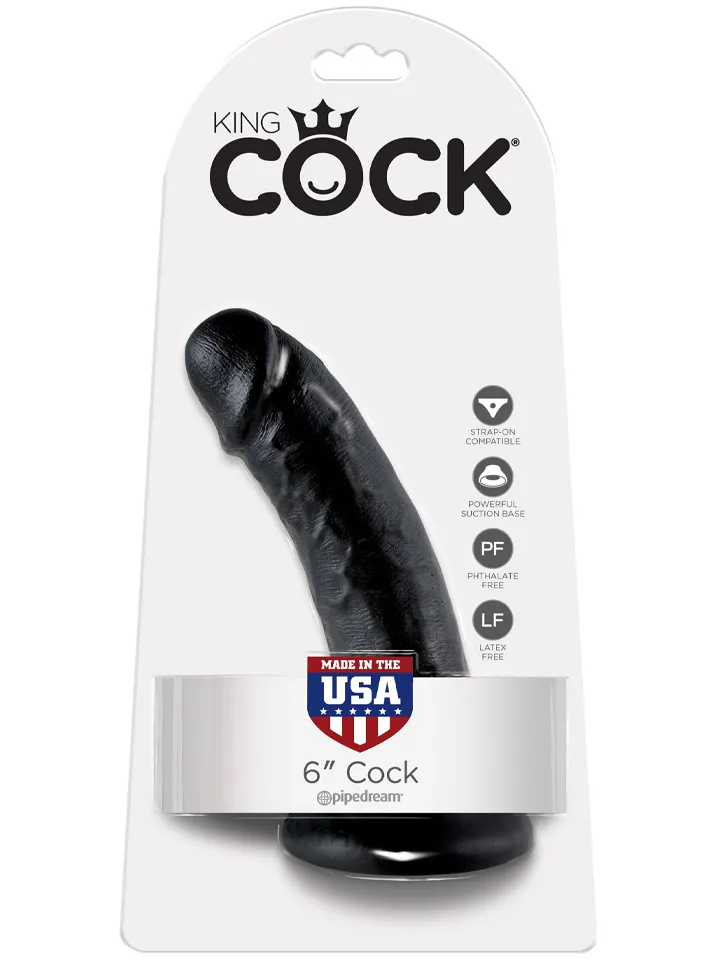 Pipedream King Cock Dildo Black 15 cm - Gyvenimo dildo 4