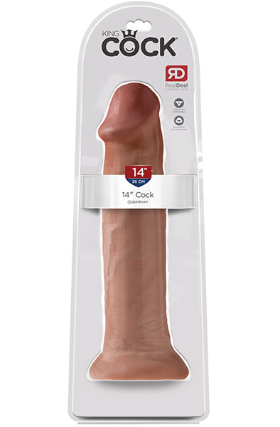 Pipedream King Cock Tan Dildo 35,5 cm - Xl dildo 2