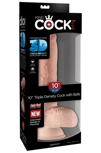 Pipedream King Cock Triple Density 25 cm - Gyvenimo dildo 4