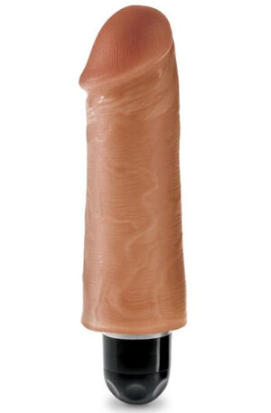 Pipedream King Cock Vibrating Stiffy Tan 13 cm - Vibruojantis dildo 1