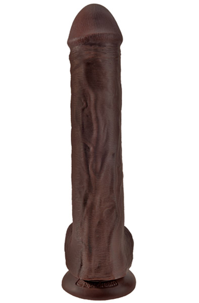 Pipedream King Cock With Balls Brown 33 cm - Xl dildo 3