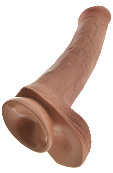 Pipedream King Cock With Balls Tan 33 cm - Xl dildo 5