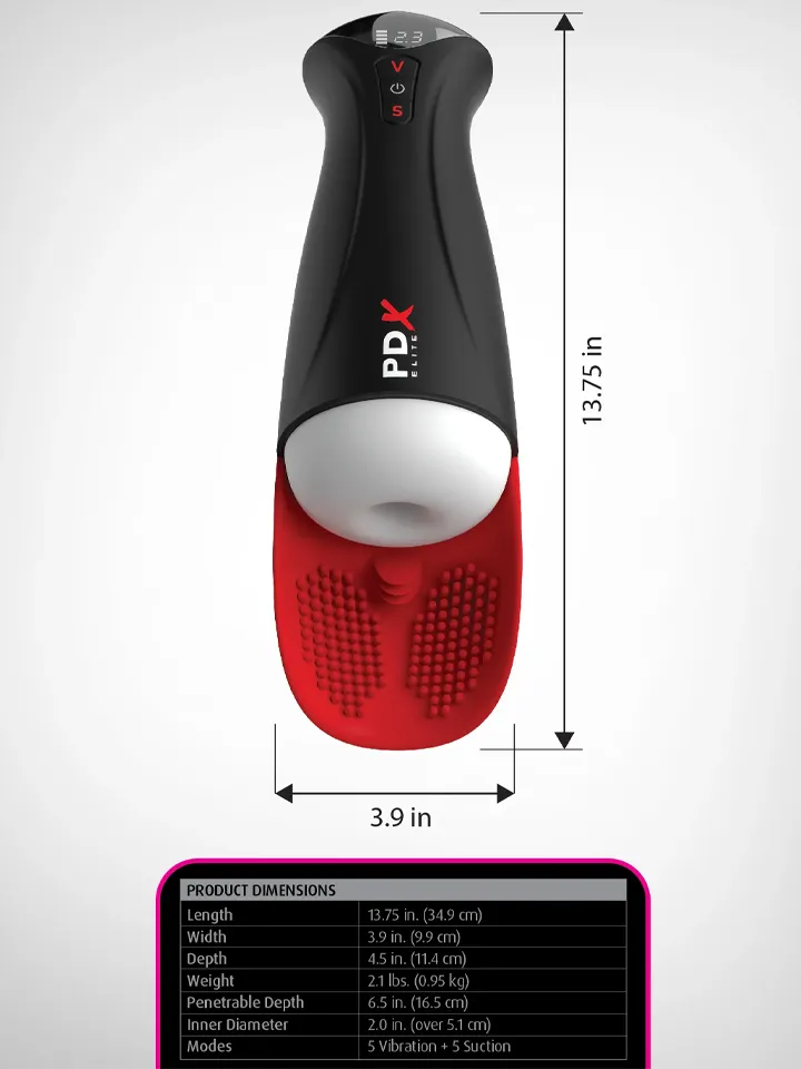 Pipedream PDX Elite Fap-O-Matic Pro XL - Automatinis masturbatorius 3 [full]