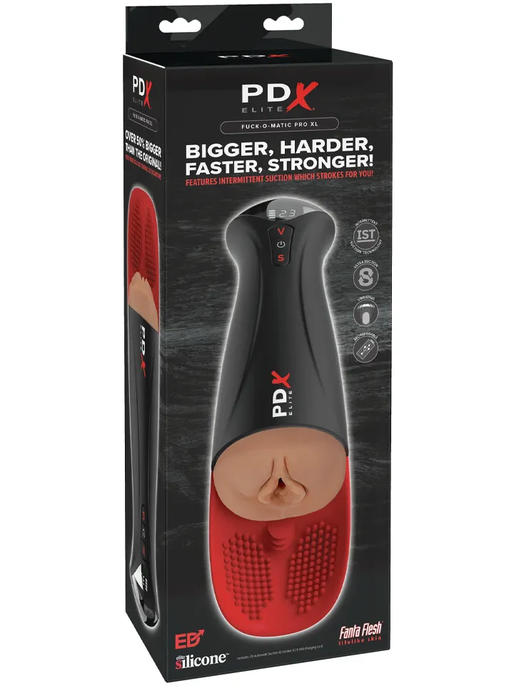 Pipedream PDX Elite Fuck-O-Matic Pro XL Brown - Automatinis masturbatorius 5