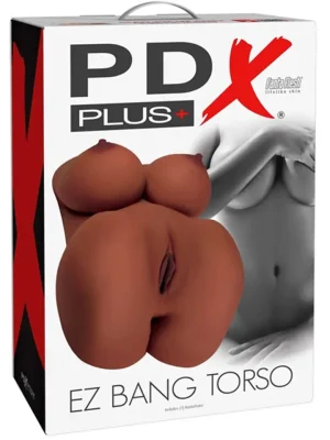 Pipedream PDX Plus EZ Bang Torso Brown 6kg - Sekso lėlė 1