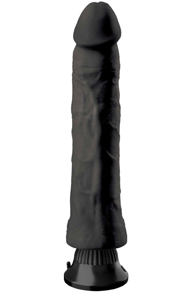 Pipedream Real Feel Deluxe Black 30 cm - Vibruojantis dildo 2