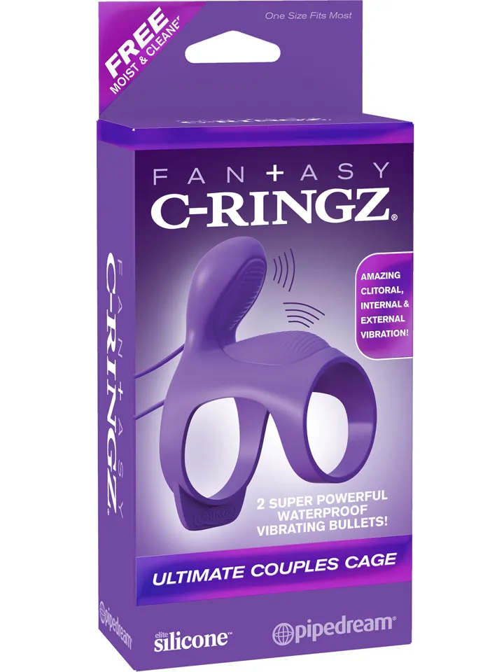 Pipedream Ultimate Couples Cage - Vibruojantis gaidžio žiedas 3
