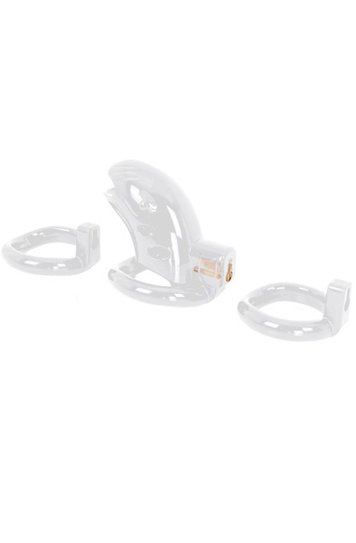 Plastic Chastity Cage Clear - Skaistybės narvas 2