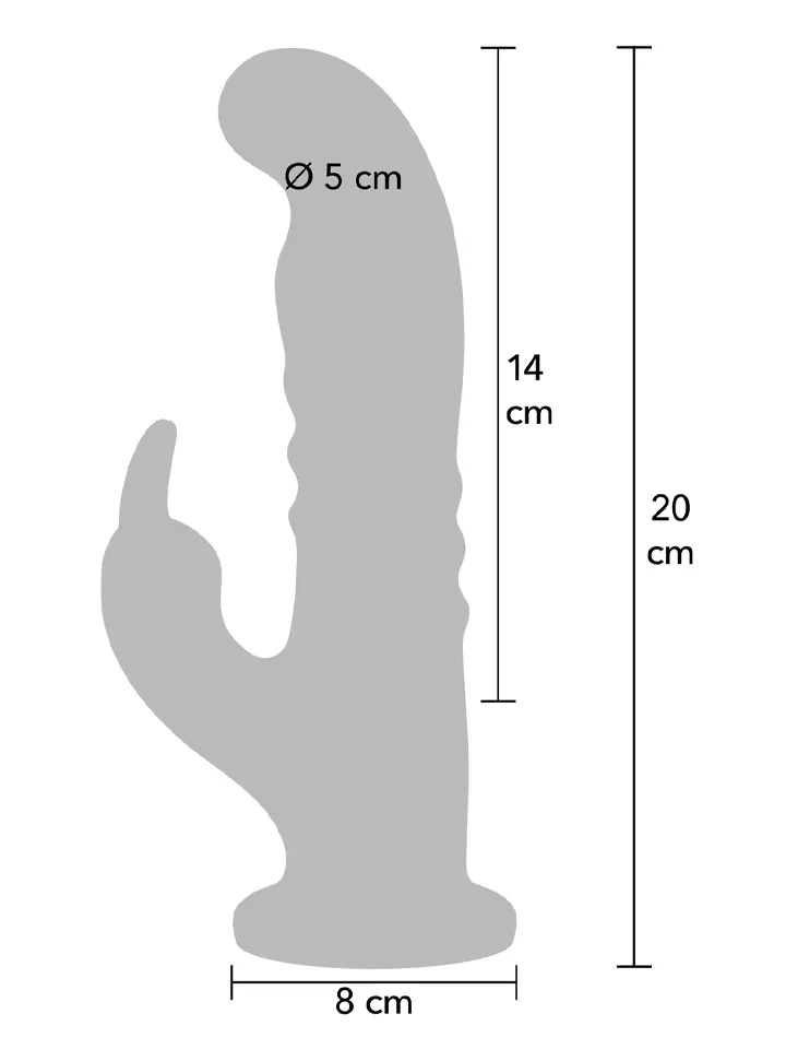 Playhouse Rotating G-Spot Rabbit Vibrator - Triušio vibratorius 3 [full]