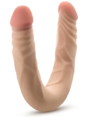 Posable Double Dong Beige 35,5 cm - Dvigubas dildo 1