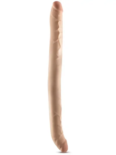 Posable Double Dong Beige 42 cm - Dvigubas dildo 2