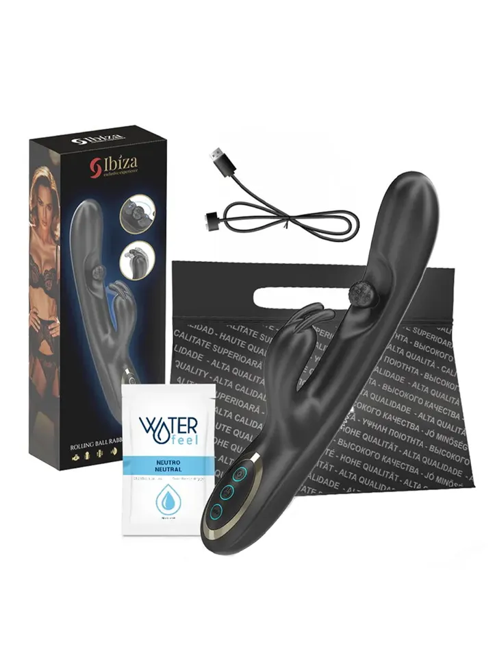 Powerful Rabbit Vibrator With Rolling Pearl - Triušio vibratorius 2 [full]