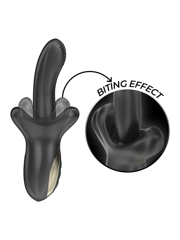 Powerful Vibrator With Thrusting & Biting Effect - Triušio vibratoriai 2 [full]