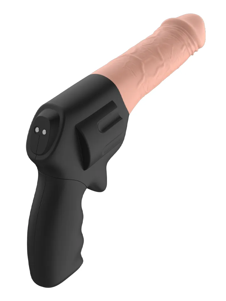 PowerShot Vibrating & Thrusting Dildo - Vibruojantis dildo 1 [full]