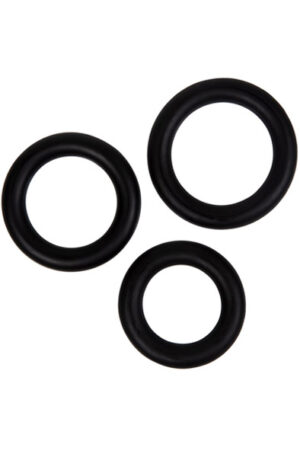 Premium Silicone C-rings 3-pack - Gaidžio žiedo rinkinys 1