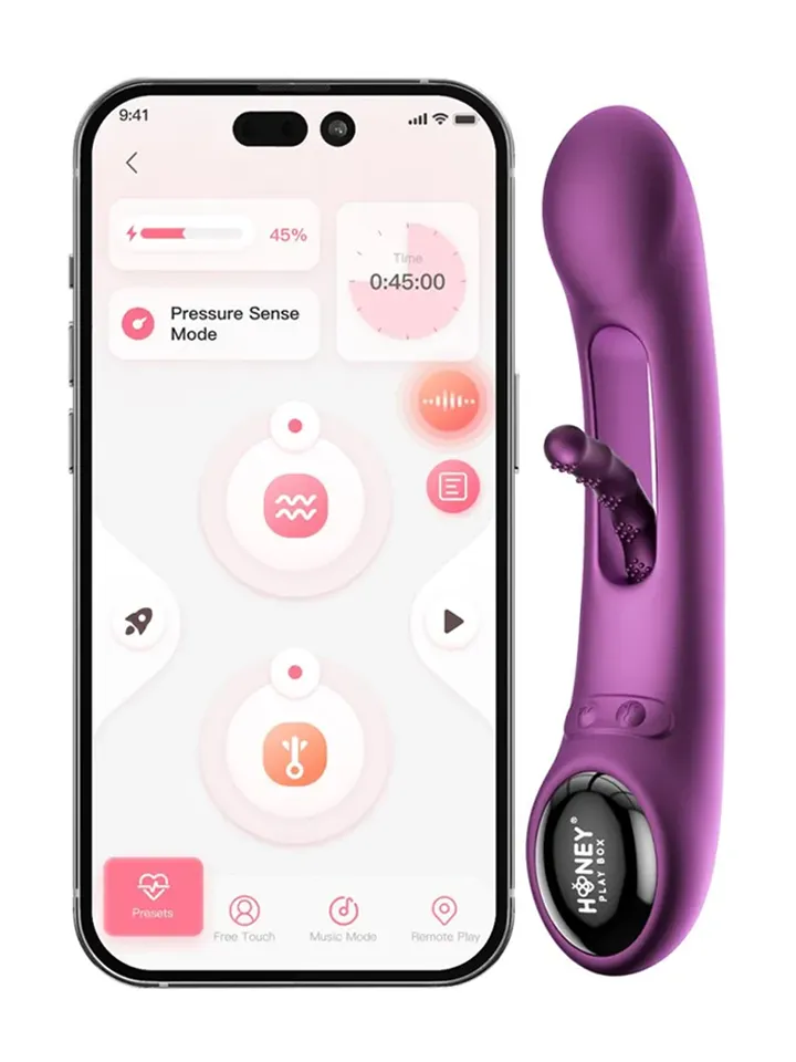 Pressure Sensing App-Controlled G-spot Vibrator - Su programėle valdomas vibratorius 1 [full]