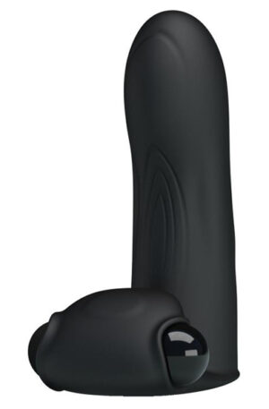 Pretty Love Adonis Finger Sleeve Vibrator Black - Piršto vibratorius 1