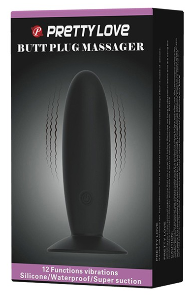 Pretty Love Butt Plug Massager - Vibruojantis analinis kištukas 2