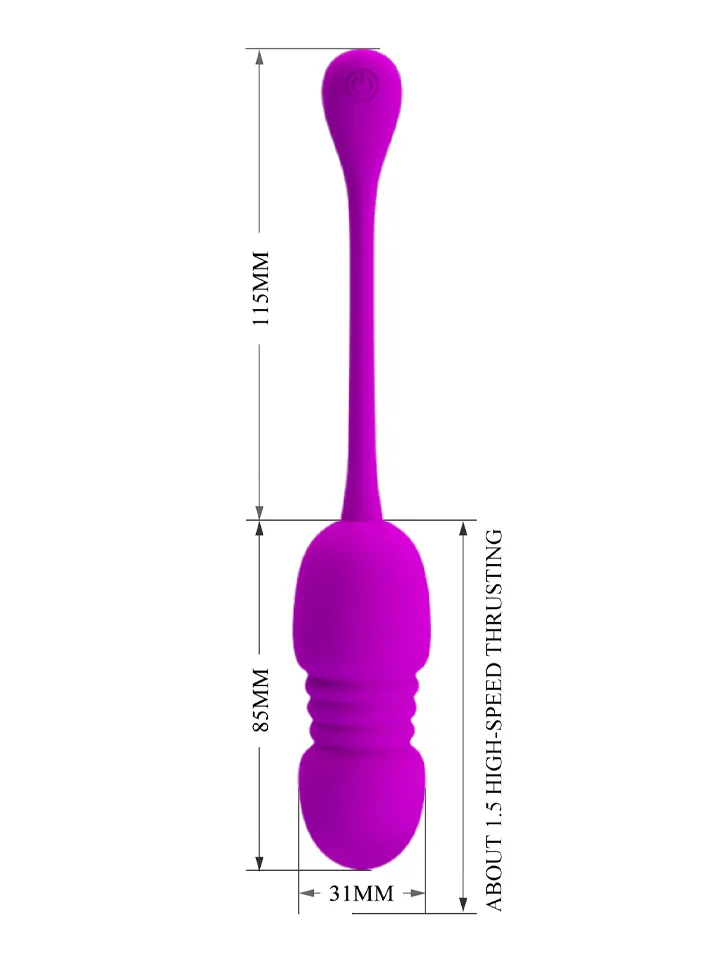 Pretty Love Callieri Remote Thrusting Egg - Vibruojantis kiaušinis 4 [full]