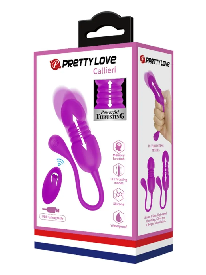 Pretty Love Callieri Remote Thrusting Egg - Vibruojantis kiaušinis 6