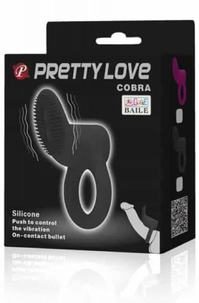 Pretty Love Cobra - Vibruojantis gaidžio žiedas 2